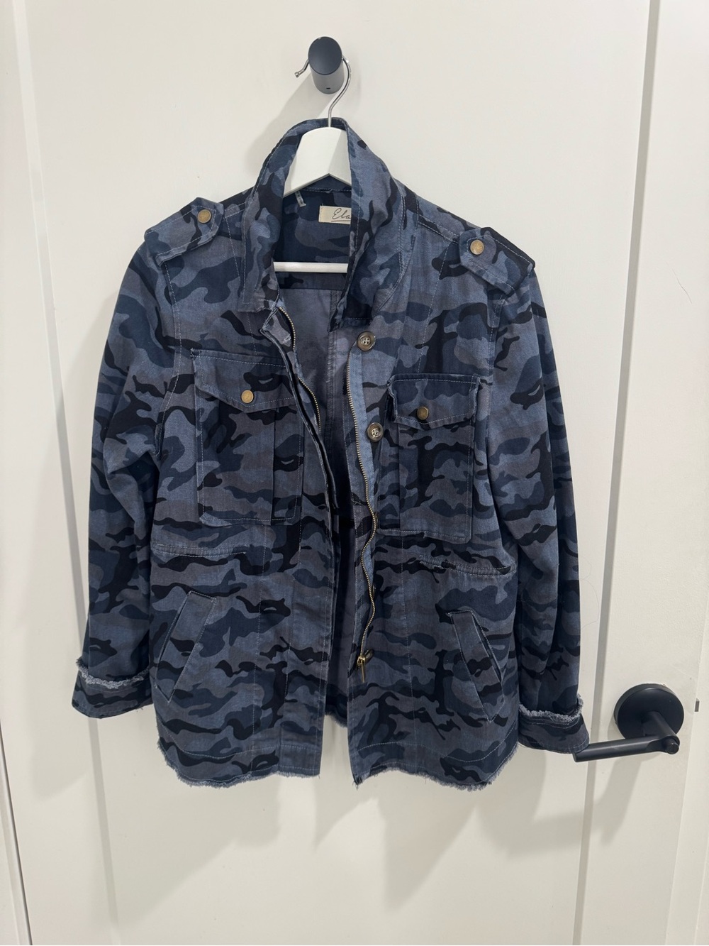 Blue elan army jacket size small
